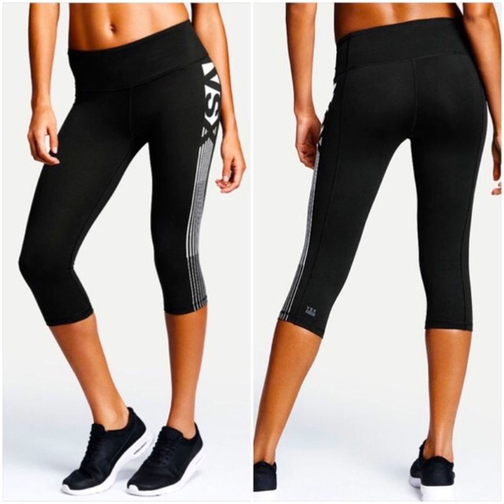 VS VSX Logo Knockout Capri Crop Legging Pant